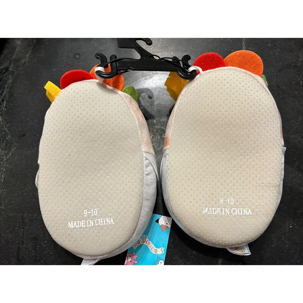 NWT Bernardo Burrito Girls Squishmallows Slippers Sz 9-10 Plush Cozy Easter Gift